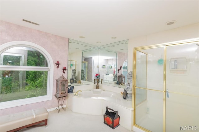 380 Yachtview Dr, West Alton, MO 63386 - bathroom with a stall shower and a bath