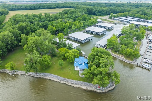 380 Yachtview Dr, West Alton, MO 63386 - bird's eye view of a nearby body of water