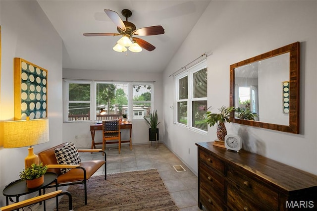 4950 Eichelberger St, Saint Louis, MO 63109 - sunroom / solarium featuring vaulted ceiling