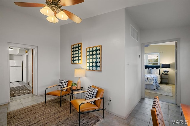 4950 Eichelberger St, Saint Louis, MO 63109 - corridor featuring tile patterned floors and baseboards