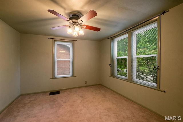 4950 Eichelberger St, Saint Louis, MO 63109 - carpeted spare room featuring healthy amount of natural light and ceiling fan