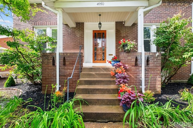 4950 Eichelberger St, Saint Louis, MO 63109 - view of exterior entry with brick siding