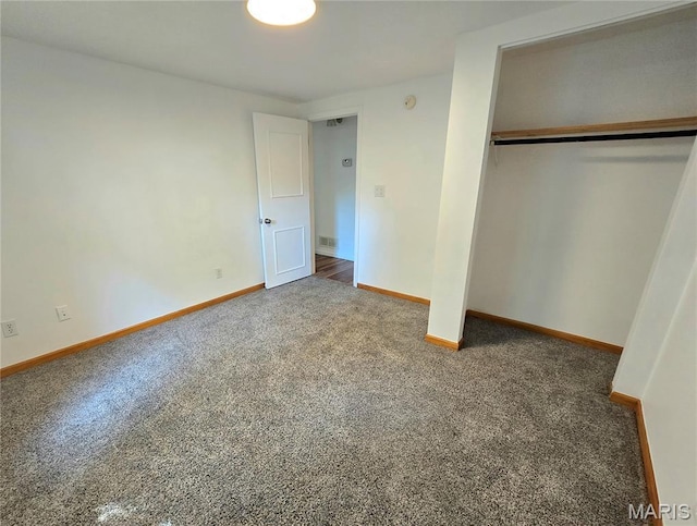 411 Williams St, Bethalto, IL 62010 - unfurnished bedroom with carpet and a closet