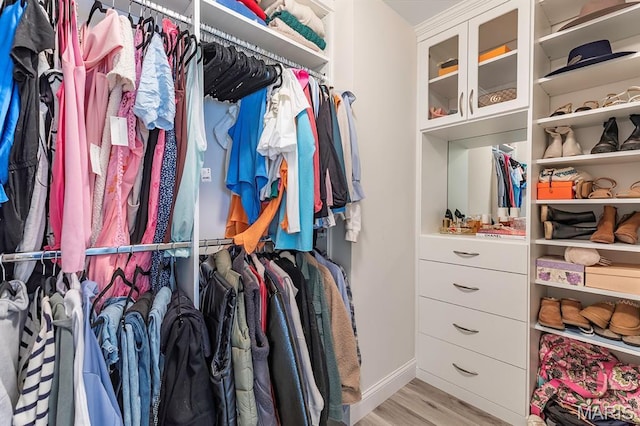2625 Grover Crossing Way, Wildwood, MO 63040 - walk in closet with wood finished floors