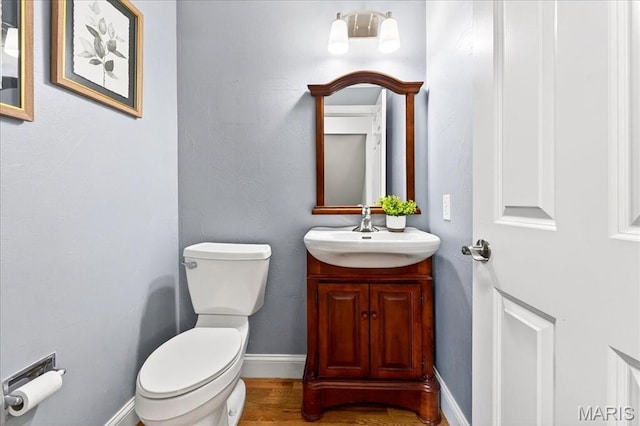 16544 Willow Glen Dr, Wildwood, MO 63040 - bathroom with vanity and wood finished floors