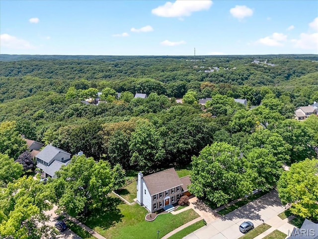 16544 Willow Glen Dr, Wildwood, MO 63040 - drone / aerial view of a heavily wooded area