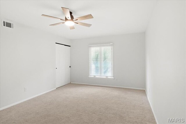 15371 Timber Hill Ln, Chesterfield, MO 63017 - empty room with carpet flooring and ceiling fan