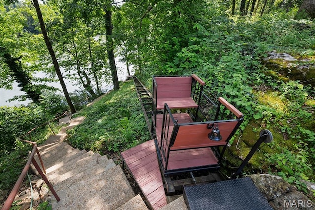 2402 Ripley Rte Unit A, Doniphan, MO 63935 - view of property's community with stairs and a wooden deck
