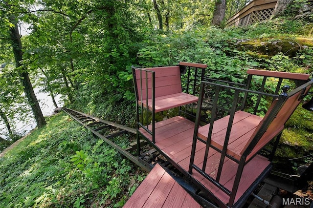 2402 Ripley Rte Unit A, Doniphan, MO 63935 - view of wooden deck