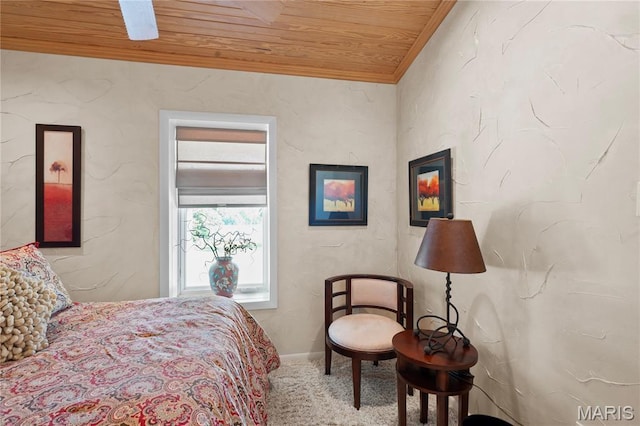 2402 Ripley Rte Unit A, Doniphan, MO 63935 - carpeted bedroom with wooden ceiling and crown molding