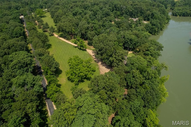 2402 Ripley Rte Unit A, Doniphan, MO 63935 - drone / aerial view of a nearby body of water and a forest