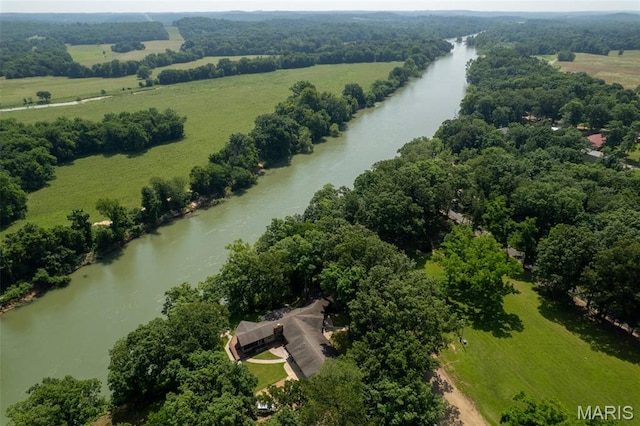 2402 Ripley Rte Unit A, Doniphan, MO 63935 - aerial view of sparsely populated area with a large body of water