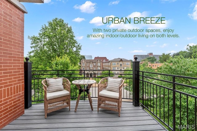 110 N Newstead Ave Unit 303, Saint Louis, MO 63108 - view of wooden terrace