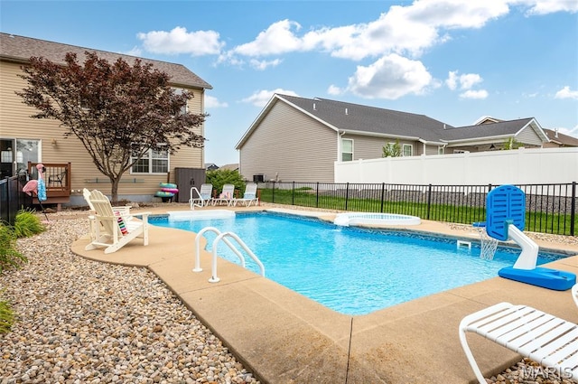 201 Mcclelland Dr, Troy, IL 62294 - view of swimming pool with an in-ground hot tub and a patio