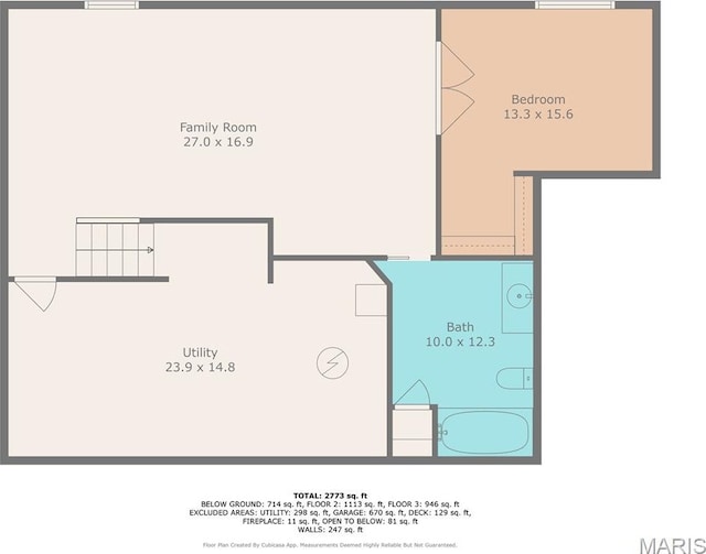 201 Mcclelland Dr, Troy, IL 62294 - view of home floor plan