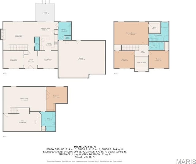 201 Mcclelland Dr, Troy, IL 62294 - view of property floor plan