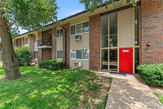9003 Villaridge Ct Unit A, Affton, MO 63123 - view of property featuring a wall mounted air conditioner