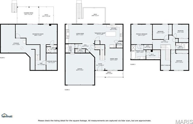 1549 Cascade Ln, Eureka, MO 63025 - view of floor plan / room layout