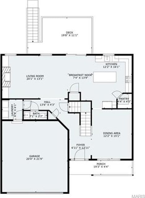 1549 Cascade Ln, Eureka, MO 63025 - view of home floor plan