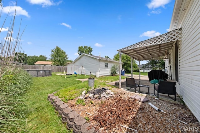 44 Viola Dr, Wright City, MO 63390 - view of yard with a patio