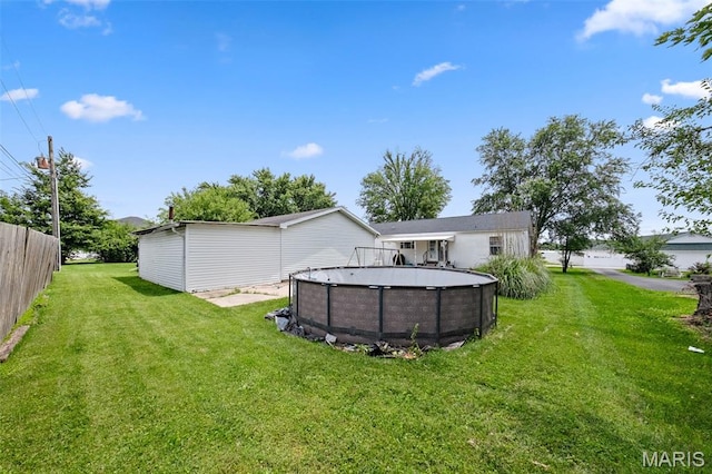 44 Viola Dr, Wright City, MO 63390 - view of yard featuring an empty pool