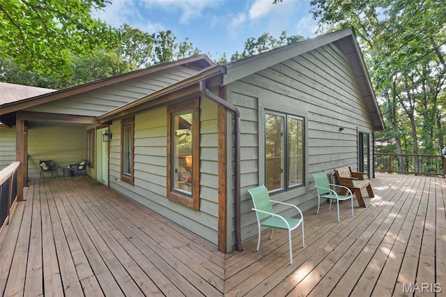 877 Red Fox Dr, Innsbrook, MO 63390 - view of deck