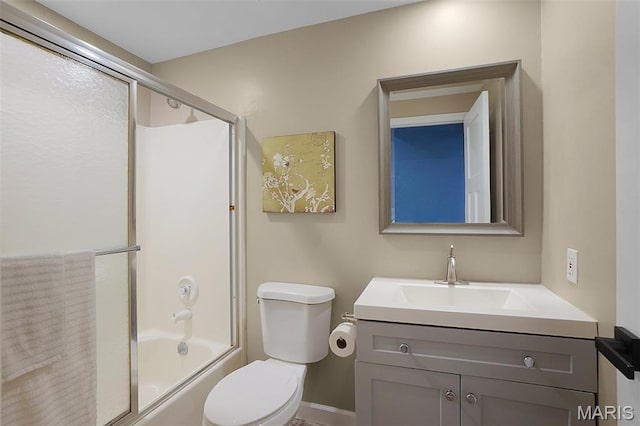877 Red Fox Dr, Innsbrook, MO 63390 - full bathroom with vanity and bath / shower combo with glass door