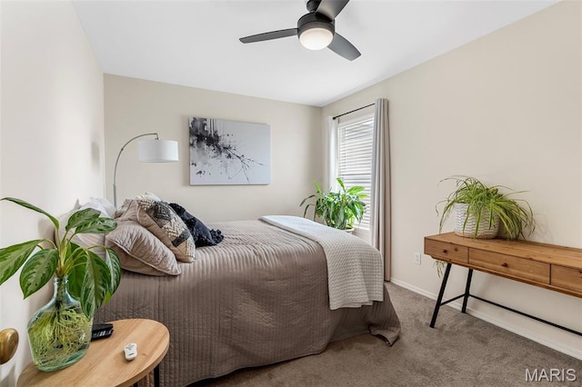 847 Boardwalk Springs Pl, Ofallon, MO 63368 - carpeted bedroom featuring a ceiling fan