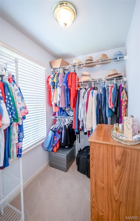 824 Legends View Dr, Eureka, MO 63025 - spacious closet with carpet floors