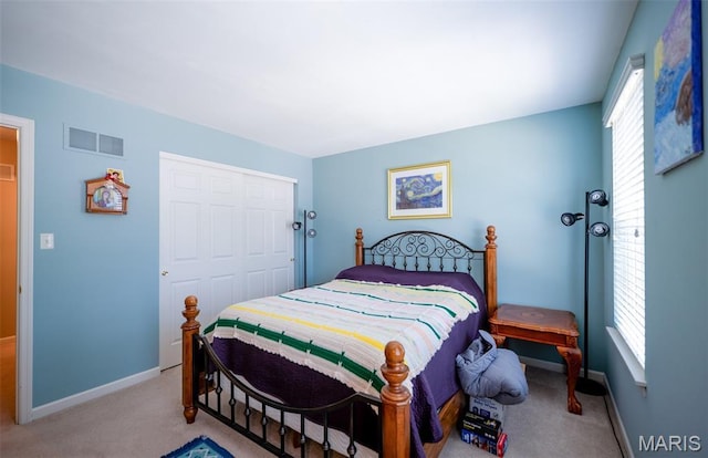 824 Legends View Dr, Eureka, MO 63025 - bedroom with carpet floors and a closet
