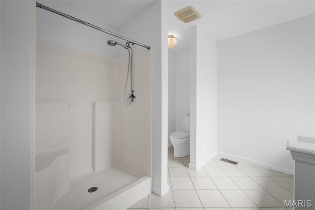 8 Dugout Ct, Ofallon, MO 63366 - full bathroom with a stall shower and tile patterned floors