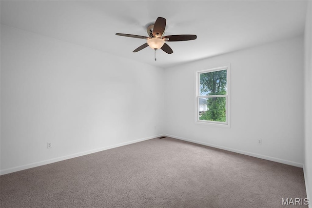 8 Dugout Ct, Ofallon, MO 63366 - carpeted empty room with a ceiling fan and baseboards