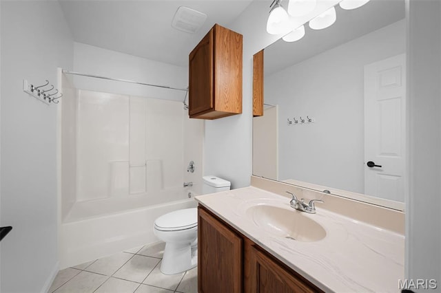 8 Dugout Ct, Ofallon, MO 63366 - full bath featuring vanity, tile patterned flooring, and shower / tub combination