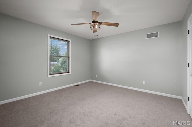 8 Dugout Ct, Ofallon, MO 63366 - carpeted spare room featuring ceiling fan and baseboards
