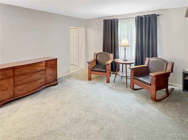 4423 Project Rd, Luebbering, MO 63061 - sitting room featuring light colored carpet and baseboards