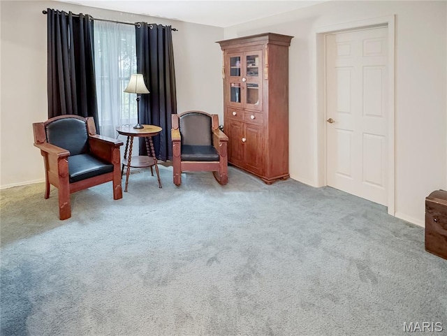 4423 Project Rd, Luebbering, MO 63061 - living area featuring carpet and baseboards