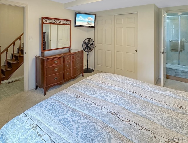 4423 Project Rd, Luebbering, MO 63061 - carpeted bedroom featuring a closet and baseboards