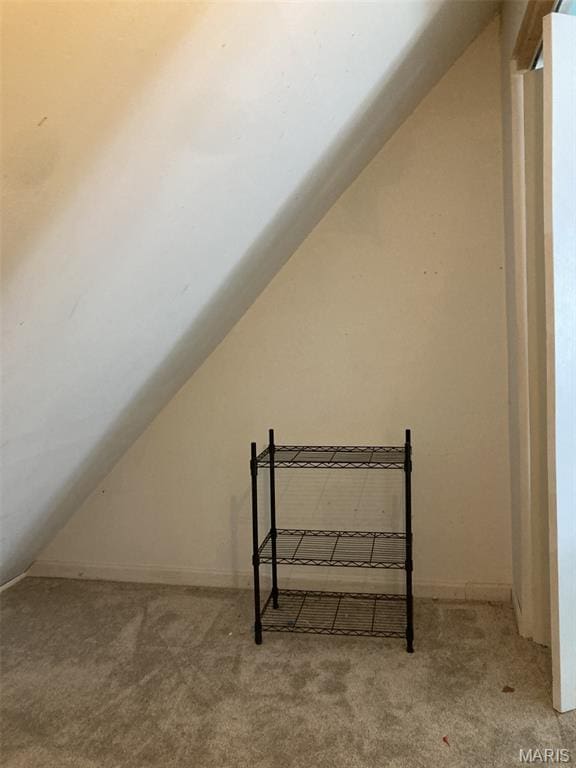 225 Country Crest Ln, Union, MO 63084 - additional living space with carpet floors and lofted ceiling
