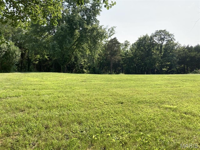 225 Country Crest Ln, Union, MO 63084 - view of grassy yard with a wooded view