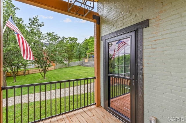 422 N 2nd St, De Soto, MO 63020 - doorway to outside with hardwood / wood-style floors