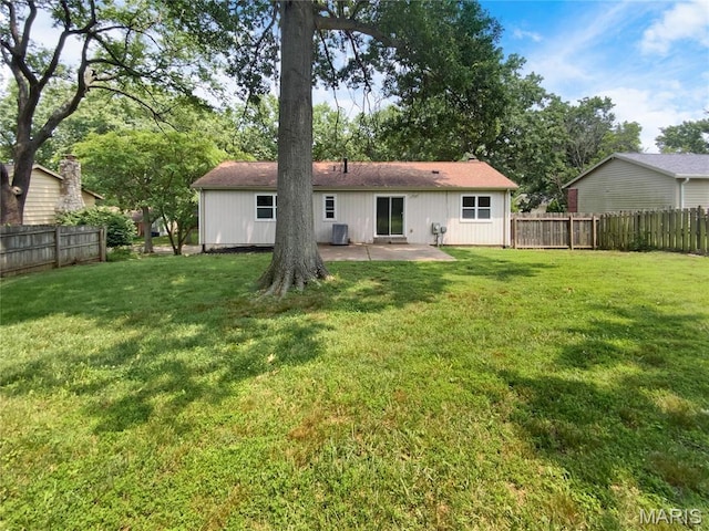 887 Totem Woods Ct, Manchester, MO 63021 - back of house featuring a patio area and a fenced backyard