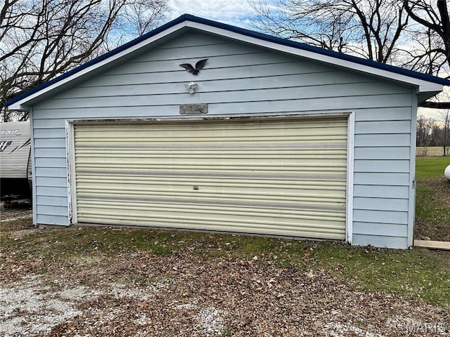 58798 Plevna Pl, Shelbyville, MO 63469 - view of detached garage