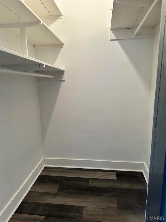 58798 Plevna Pl, Shelbyville, MO 63469 - spacious closet featuring dark wood finished floors
