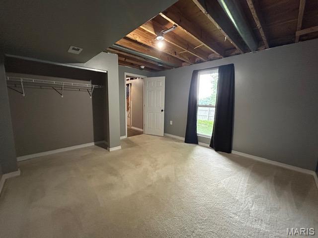 1351 Stone Mill Cir, Arnold, MO 63010 - unfurnished bedroom with light colored carpet and a closet
