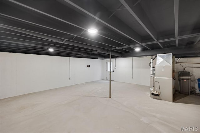10293 Strange Rd, Potosi, MO 63664 - finished below grade area featuring heating unit