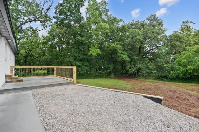 10293 Strange Rd, Potosi, MO 63664 - view of patio / terrace featuring view of scattered trees