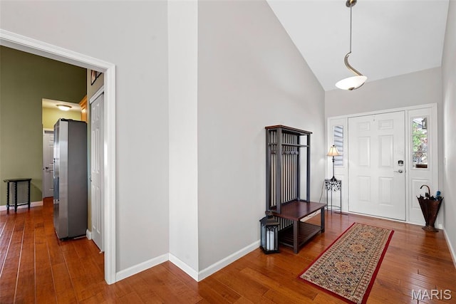 6 Wolverton Ct, Saint Charles, MO 63301 - foyer entrance with high vaulted ceiling and hardwood / wood-style flooring