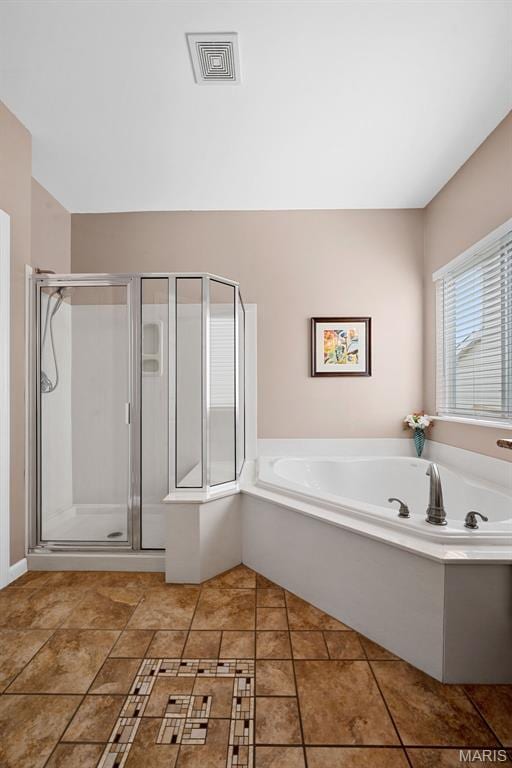 6 Wolverton Ct, Saint Charles, MO 63301 - full bath featuring a garden tub and a shower stall