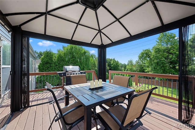6 Wolverton Ct, Saint Charles, MO 63301 - deck with outdoor dining area