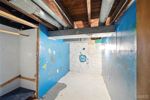 4934 Tiemann Ave, Saint Louis, MO 63123 - view of unfinished below grade area